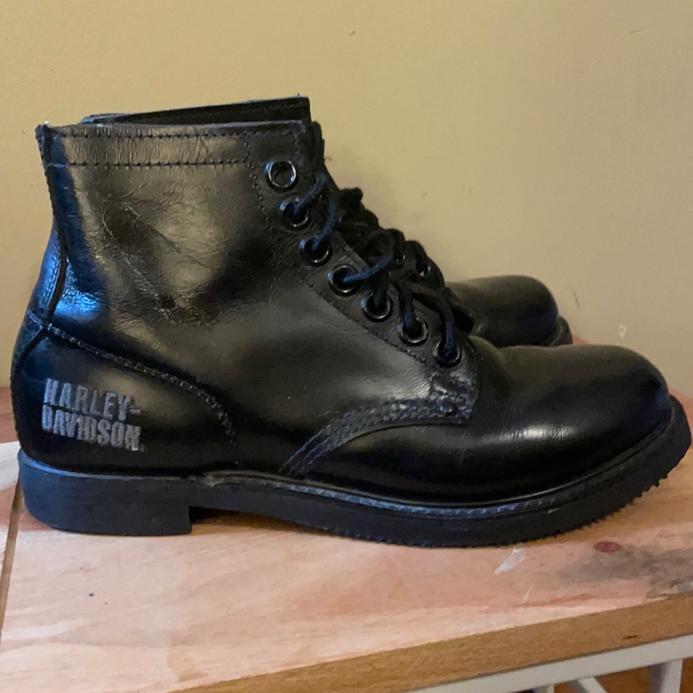 Vintage Harley Davidson Ankle Boots 7.5 NWOB